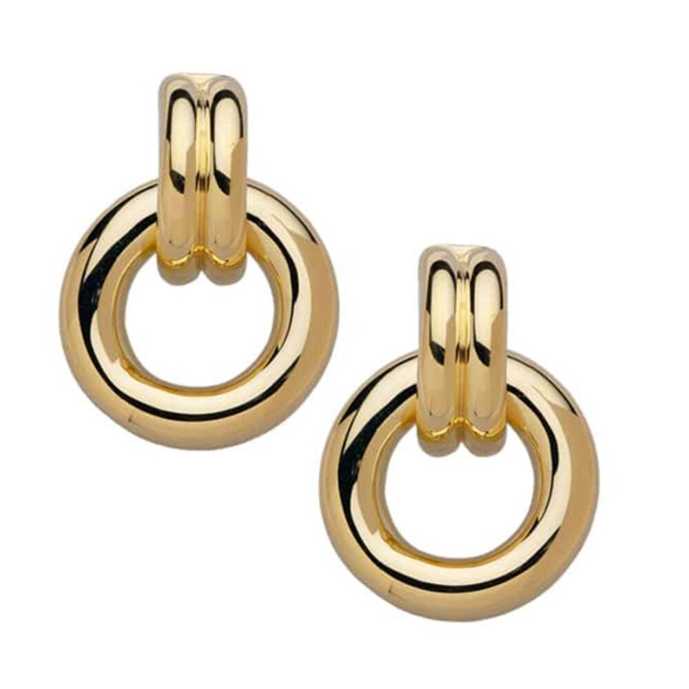 Jennifer Zeuner Gina 1” Circle Drop Earrings- NWT